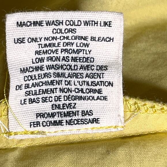 Anthropologie Floreat Morning Surprise Blouse Size 4 Yellow Embroidered Ruffled - Picture 14 of 16